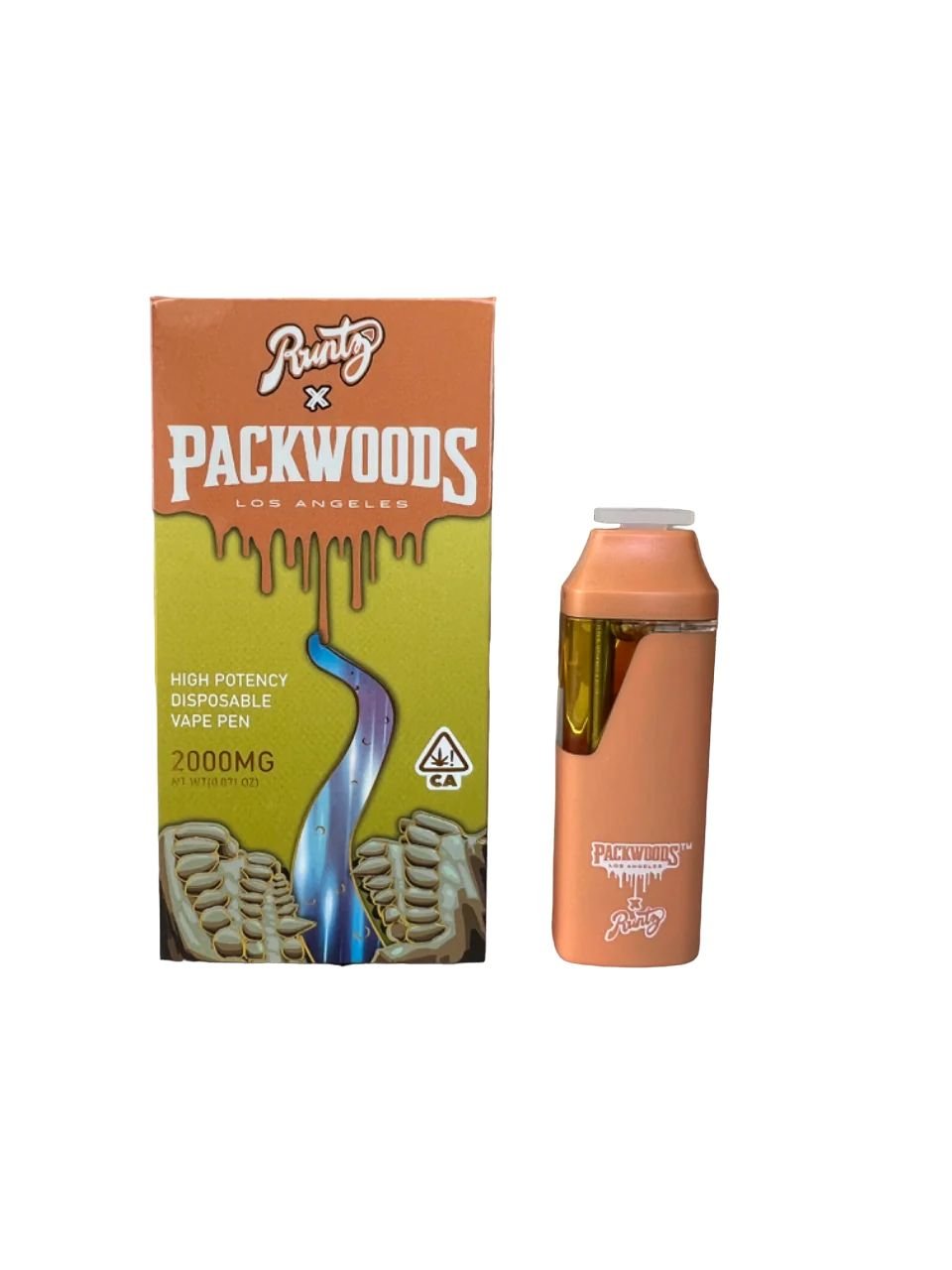 Packwoods 79%THC 2G vapes